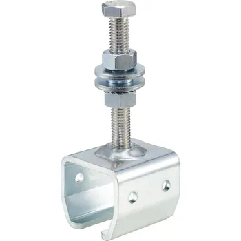 Dveřní kování Výškově nastavitelné uchycení kolejnice HELM Agrar 300