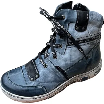 Dámská zimní obuv Kacper Kacper 4-544 dámská zimní kožená obuv šíře H modrá Modrá 40