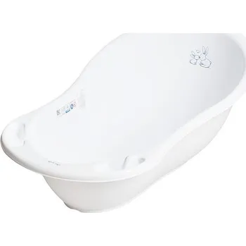 koupací vanička Tega Vanička s výpustí 86cm Králíčci BÍLÁ