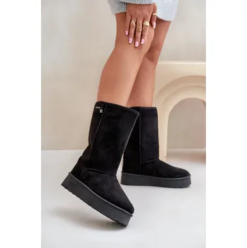 Dívčí sněhule BIG STAR SHOES Vysoké Sněhule Na Platformě Big Star BIG STAR SHOES černá 3099178