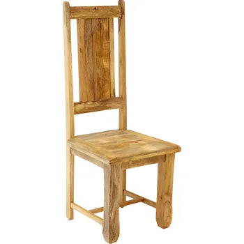 Jídelní židle Rustikální židle z dřeva mango