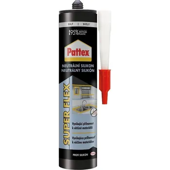 stavební silikon Pattex Neutrální silikon - 280 ml Bílý