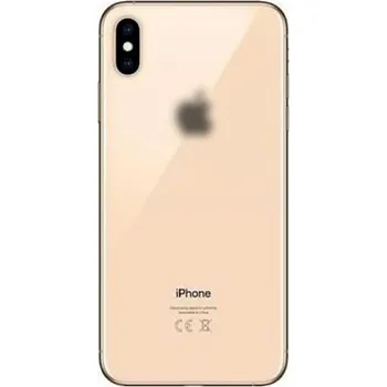 Náhradní kryt pro mobilní telefon Sklo zadního krytu s větším otvorem na kameru iPhone XS - zlaté Zlatá