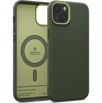 Pouzdro na mobilní telefon Spigen Caseology Nano Pop Spigen Caseology Nano Pop - ochranný kryt s MagSafe pro iPhone 15, zelený Zelená