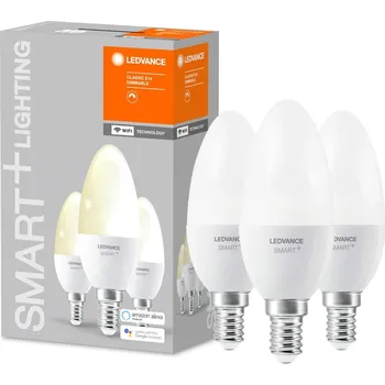 LED páska 3PAK LED žárovka E14 B35 5W 470lm 2700K Warm LEDVANCE SMART+ WiFi Dimmable