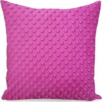 Příze Povlak na polštářek mikroplyš 40X40 cm, barva Fuchsie