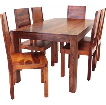 Jídelní set furniture-nabytek.cz - Jídelní set 6+1 z masivu palisandr