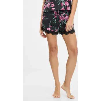 Dámské pyžamo Černé dámské saténové pyžamové kraťasy ORSAY - Dámské Orsay černá 3070524