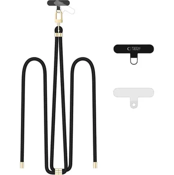 TECH-PROTECT C7S ROPE CROSSBODY STRAP BLACK/GOLD