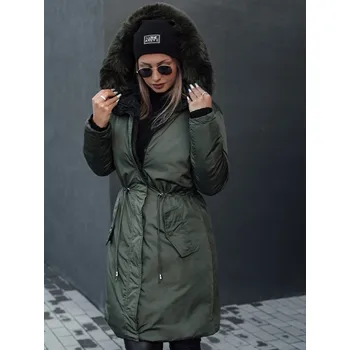 Dámský kabát Dámský kabát DSTREET TRENDNEL ZELENÁ XL