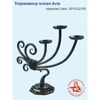 Svícen Trojramenný svícen Avis - 2015122100