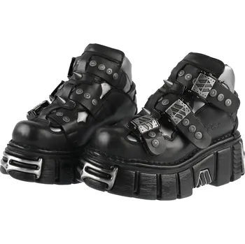 Pánská zimní obuv boty NEW ROCK - METALLIC - M.135-C1