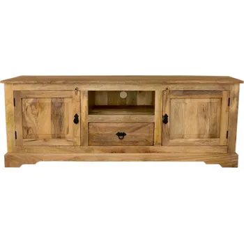 Televizní stolek Luxusní tv stolek z masivu mango 160x60x45