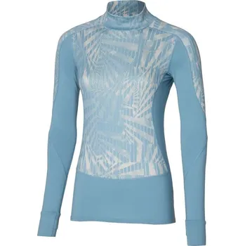 Dámské termo spodní prádlo Dámské termo tričko Mizuno Virtual Body G4 High Neck / Glacier lake Velikost: S