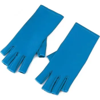 Rukavice CuteNails Rukavice do UV lampy - modré, krátké