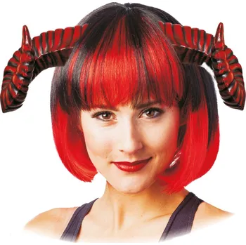 Karnevalový kostým Rohy pro čertici - Červeno černé