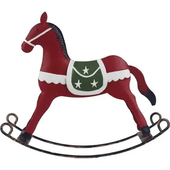 Vánoční dekorace Dekorační houpací koník K3784-08