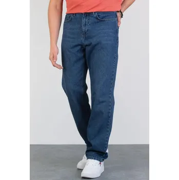 Pánské džíny 52334 Dewberry Baggy Fit Relaxed Cut Hlt Loose Mens Jeans-BLUE dewberry modrá 3068769