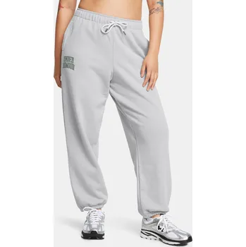 Dámské kalhoty Under Armour Dámské sportovní kalhoty UA Icon HWT Terry OS Pant - Dámské Under Armour šedá 2923614