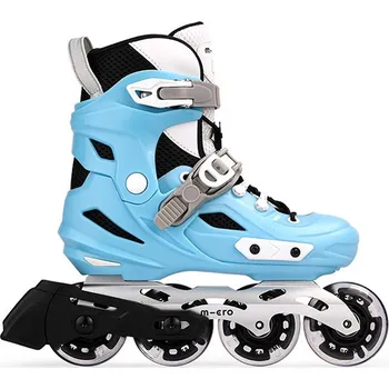 Kolečkové brusle MICRO Infinite CE Firefly Jednobarevné: Modrá, Velikosti: 37-40 Fluorescenční brusle