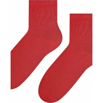 Pánské ponožky Dámské ponožky 037 red - Steven Červená 35/37
