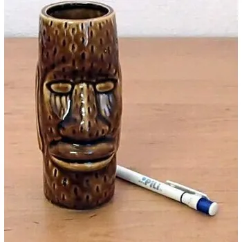 Sklenice Tiki sklenice 450ml, Mug koktejlová keramická sklenice.
