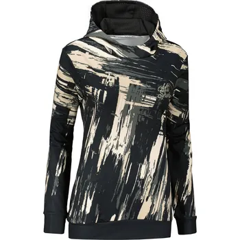 Dámská mikina Dámská funkční mikina premium ALTISPORT VOJ/ALW010MI01 ČERNOHNĚDÁ XXXL