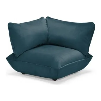 Křeslo Sumo Corner Seat Velvet Recycled petrol