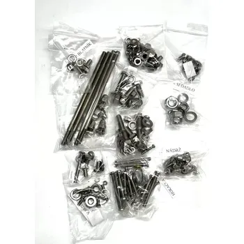 Motor pro motocykl Sada šroubů kompletní Jawa 50/551 Jawetta - leštěná nerez