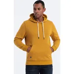 Pánská mikina OMBRE OM-SSBN-0120 MUSTARD XL