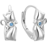 NUBIS® Stříbrné náušnice kočičky - DN-0055