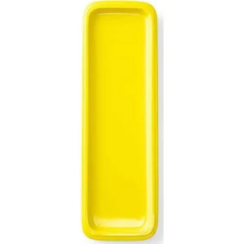 Porcelánová GN 1/1 tácka - žlutá - (v)20 mm