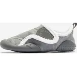 DECATHLON Dětské protiskluzové cvičky 29 BÍLÁ|ŠEDÁ