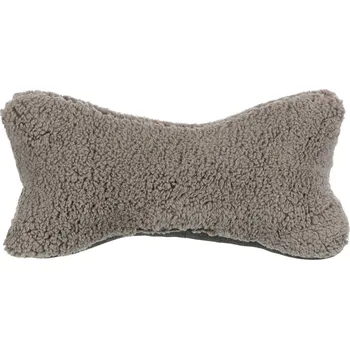 Pelíšek pro psa Polštář pod hlavu BENDSON, 40x22 cm, světlešedá/tmavošedá