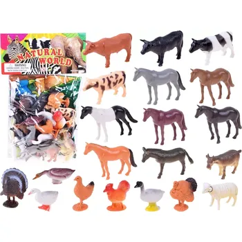 Figurka Zvířata z farmy – sada 20 figurek
