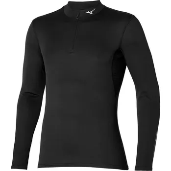 Pánské termo spodní prádlo Pánské termo tričko Mizuno Mid Weight H/Z / Black Velikost: M