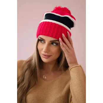 Čepice Kinga dámská čepice K297 pink neon+green UNI