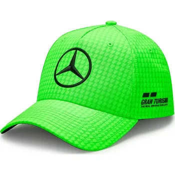 Kšiltovka Dětská kšiltovka Mercedes Jr Map F1 LH Col Driver BB Cap Neon Green zelená