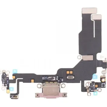 Nabíjecí port Flex kabel iPhone 15 - růžový Genuine IPH0238