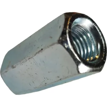 Matice Matice spojovací - prodlužovací M12x50, klíč 19, dlouhá, DIN 6334 Zn