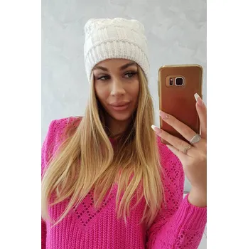 Čepice Fleecová čepice Marta K231 bílá UNI
