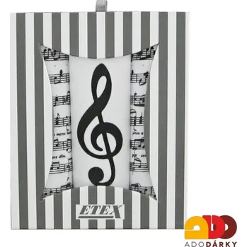 Látkový kapesník Dámské kapesníky sada 3 ks - Houslový klíč (Kapesníky pro ženy L59)