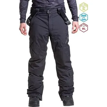 Snowboardové kalhoty kalhoty MEATFLY Ghost BLACK velikost oblečení S