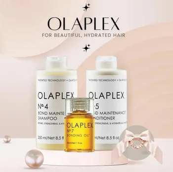 Dárková krabička OLAPLEX Christmas Set Vánoční dárkové balení OLAPLEX pro krásné, hydratované vlasy