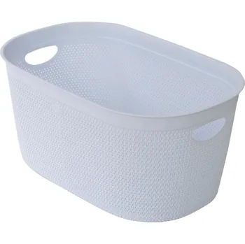 Koš na prádlo BELLI e FORTI s.r.l. Belli E Forti koš na prádlo RATA, bílý, plast, 60 L