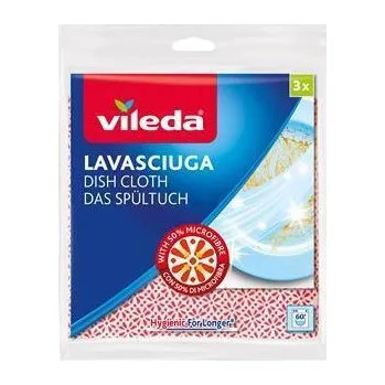 VILEDA Hadřík na mytí nádobí, 50% mikrovláken, 3 ks, VILEDA F17302 ,balení 3 ks 529769