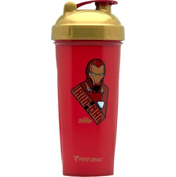 Shaker PerfectShaker Shaker Hero Marvel Collection "IRON MAN" 800 ml, červená