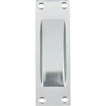 Dveřní kování Mušle na posuvné dveře HOPPPE, 40 x 120 mm Stříbrný elox