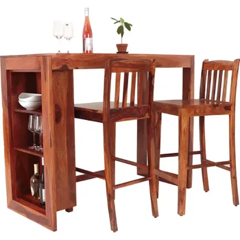 Jídelní stůl Barový stůl do kuchyně z palisandru 140x110x60