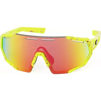 cyklistické brýle sluneční brýle Pitcha SPACE-XS fluo spot/red